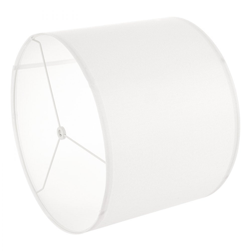 Drum Lamp Shade 33 x 33 x 25 cm Medium Round Lampshade (Off-white Linen)