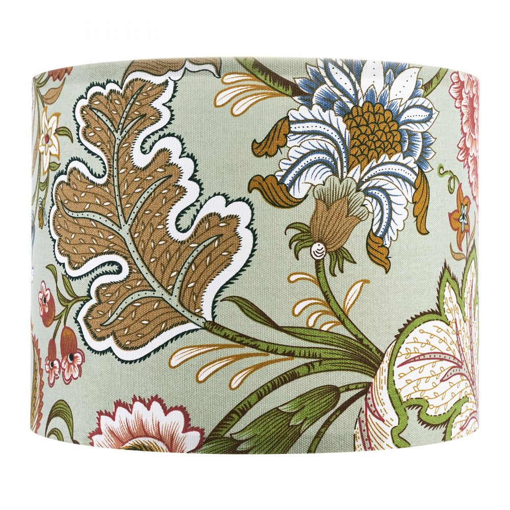 VEVOR Drum Lamp Shade 2 Set 33 x 33 x 25 cm Medium Round Lampshade (Dark Floral)