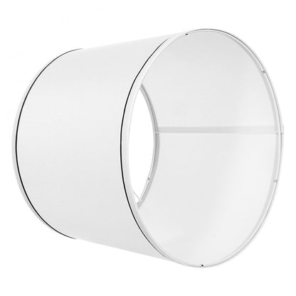 Lamp Shade 2 Set 29 x 32 x 24.5 cm Medium Lampshade with Harp (White)