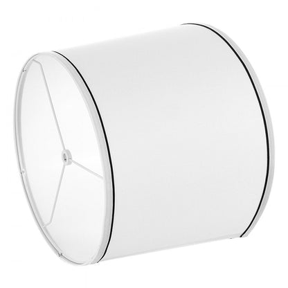 Lamp Shade 2 Set 29 x 32 x 24.5 cm Medium Lampshade with Harp (White)