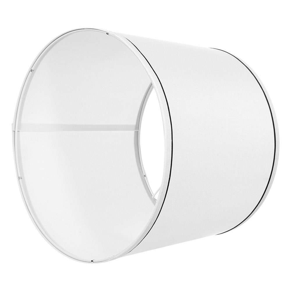 Lamp Shade 2 Set 29 x 32 x 24.5 cm Medium Lampshade with Harp (White)
