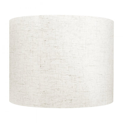 VEVOR Drum Lamp Shade 2 Set 40 x 40 x 30 cm Lampshade with Harp (Light Linen)