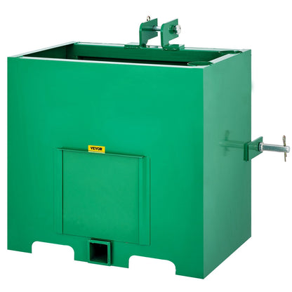 Heavy-Duty Steel Ballast Box for Category 1 Tractor with 363 kg Capacity