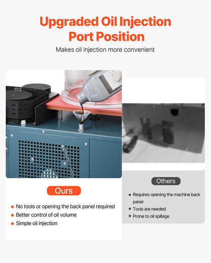 Vacuum Investing Casting Machine with Melting Furnace, Convenient Oil Injection Port, Precision Pressure Gauge, All-in-One Machine for Casting Jewelry and Melting Scrap, Silver, Gold, Copper