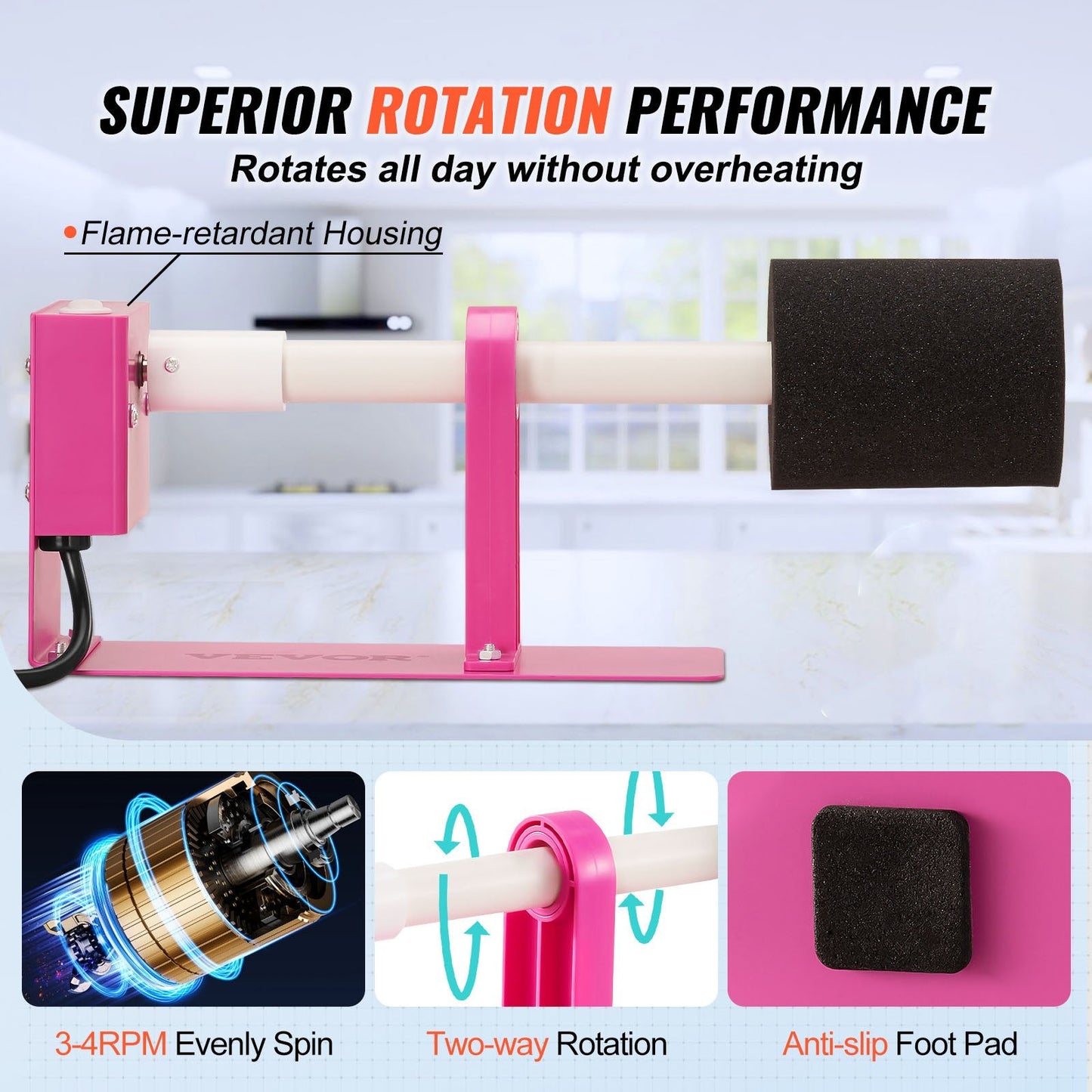 Cup & Pen Turner with Epoxy Kit for Beginners, Low-Noise Motor, Easy Setup