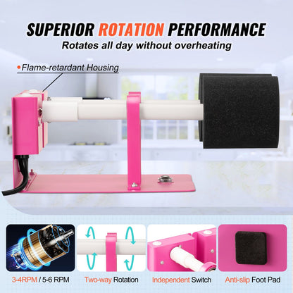 Dual Arm Cup & Pen Turner with Epoxy Kit for DIY Beginners, 5 kg Load Capacity