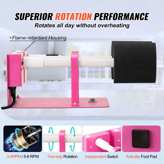 Dual Arm Cup & Pen Turner with Epoxy Kit for DIY Beginners, 5 kg Load Capacity
