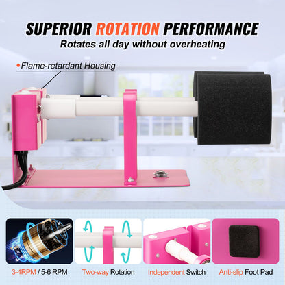 VEVOR Double Cup Turner 2-Arm Pen Turner with Epoxy Resin Kit for Beginners DIY