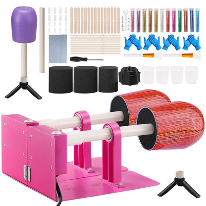 Dual Arm Cup & Pen Turner with Epoxy Kit for DIY Beginners, 5 kg Load Capacity