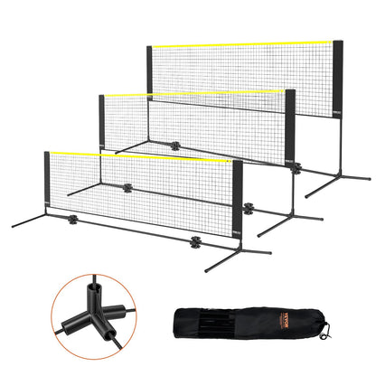 Adjustable Multi-Sport Net, 3m Wide, Portable with Stand and Carry Bag