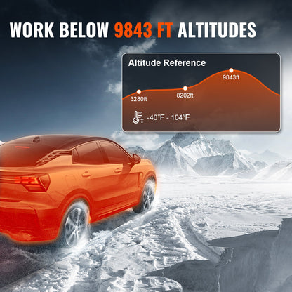 VEVOR Diesel Air Heater, 12V 8KW Diesel Heater with Remote Control and LCD Display,