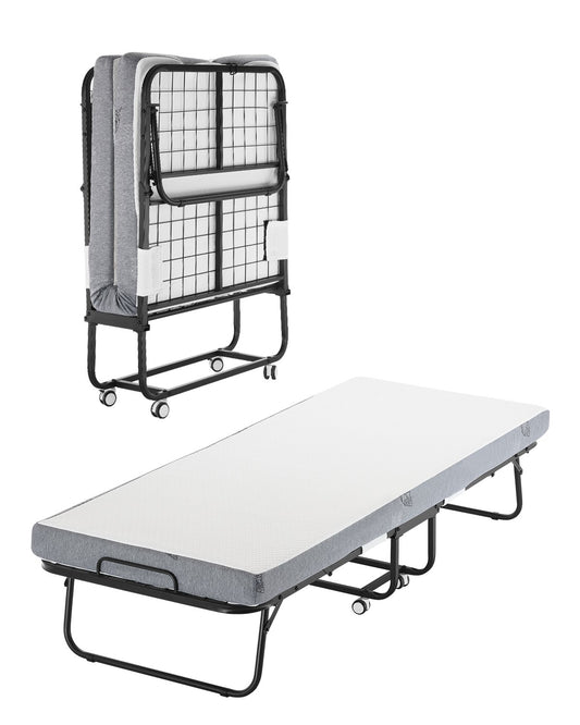 VEVOR Rollaway Bed Folding Bed with 100 mm Foam Mattress for Adults & Guest