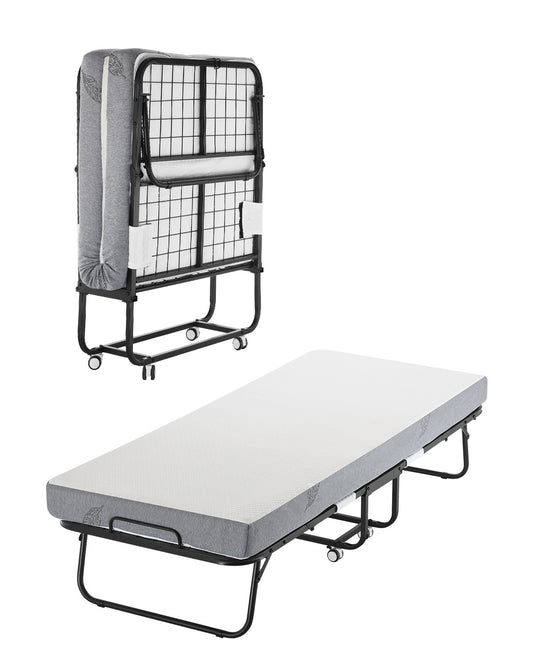 VEVOR Rollaway Bed Folding Bed with 125 mm Foam Mattress for Adults & Guest