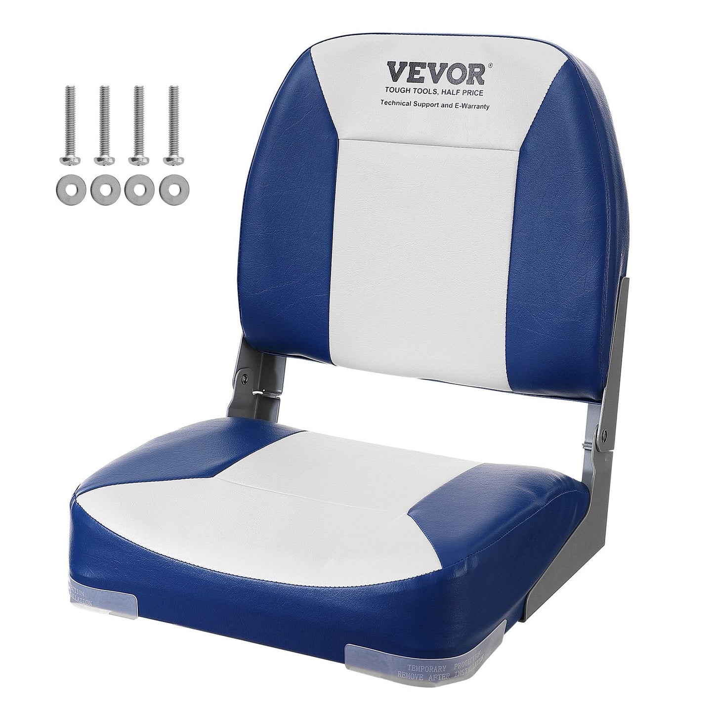 Folding Boat Chair with Ergonomic Design, Waterproof, Space-Saving for Marine Use