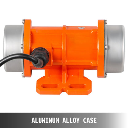 220V 40W Single Phase Concrete Vibrator Motor with 2m Cable & IP65 Waterproof
