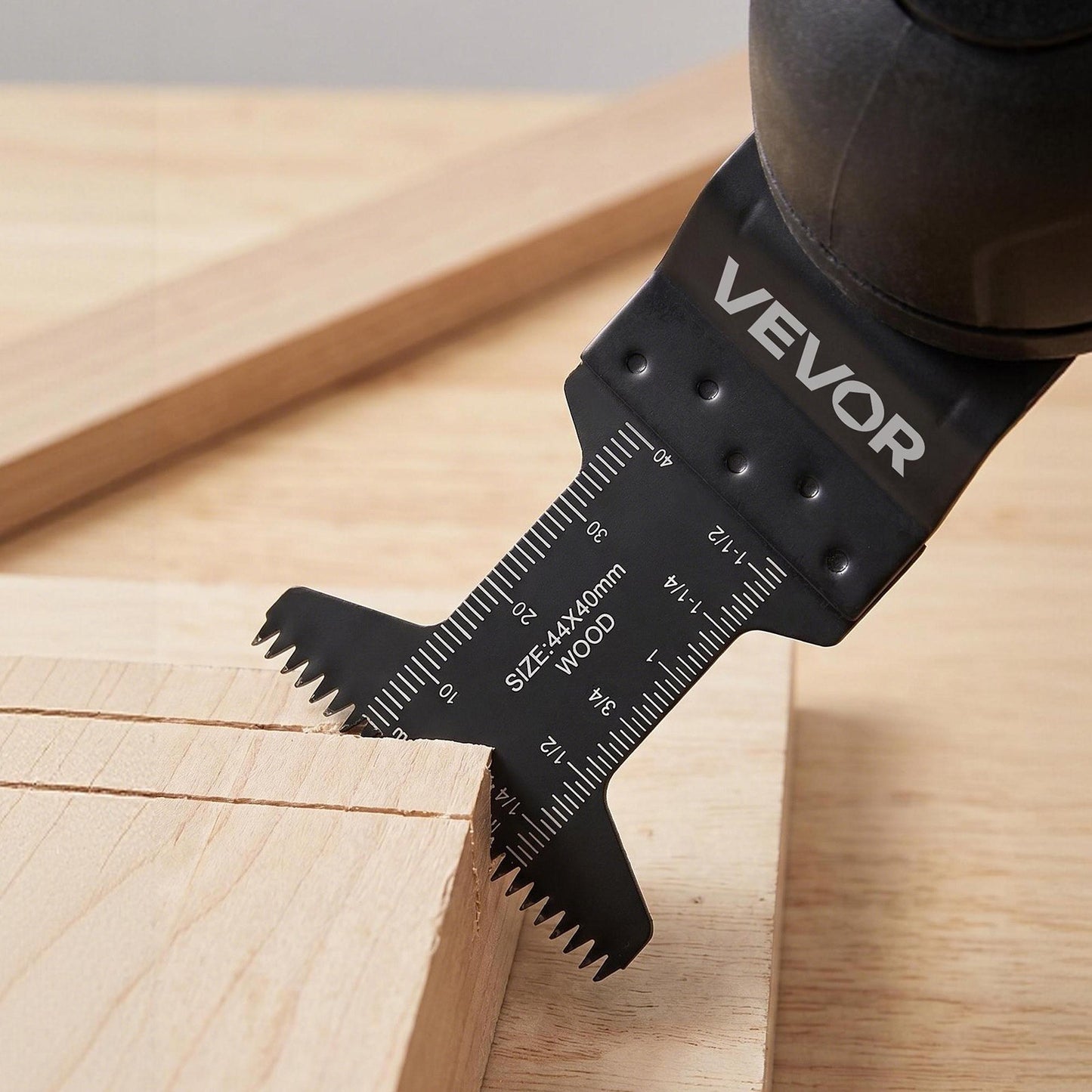 60PCS Oscillating Saw Blades Japanese Teeth, Universal Quick Release Oscillating Multi Tool Blades, Multitool Tool Blades for Wood Plastic PVC, Compatible with Dewalt Milwaukee Bosch Craftsman