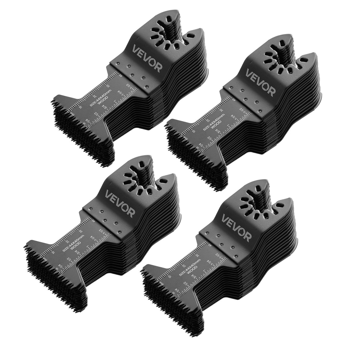 60PCS Oscillating Saw Blades Japanese Teeth, Universal Quick Release Oscillating Multi Tool Blades, Multitool Tool Blades for Wood Plastic PVC, Compatible with Dewalt Milwaukee Bosch Craftsman