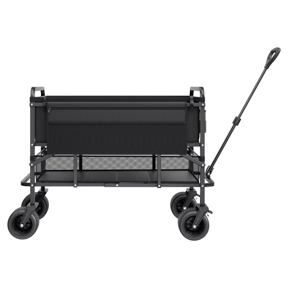 VEVOR Double Decker Wagon Collapsible 300L & 450 lbs Heavy Duty Folding Cart