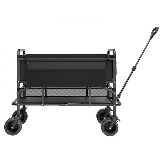 VEVOR Double Decker Wagon Collapsible 300L & 450 lbs Heavy Duty Folding Cart