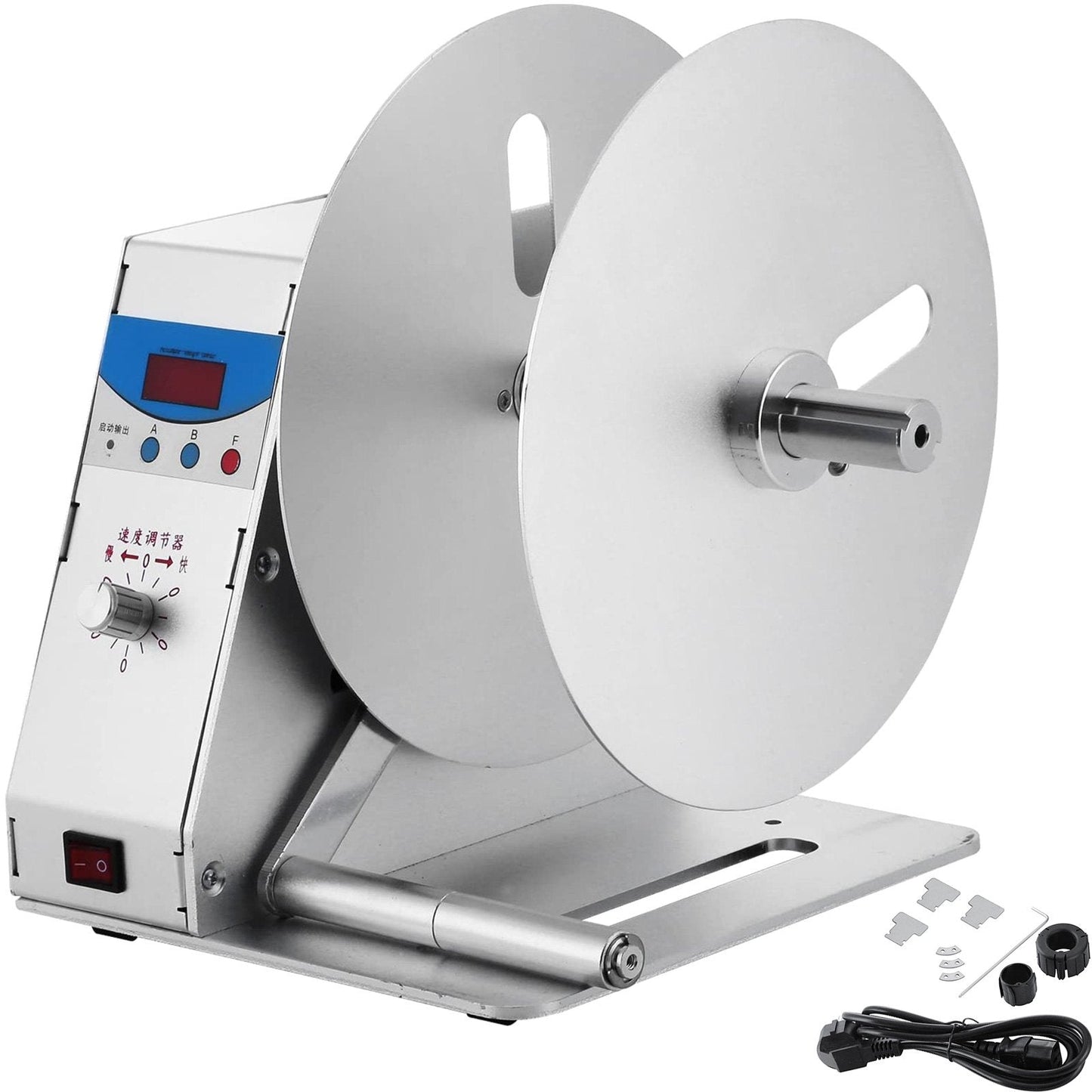 Digital Label Rewinder Machine with Adjustable Speed, 3.5 kg, Max 115 mm Width