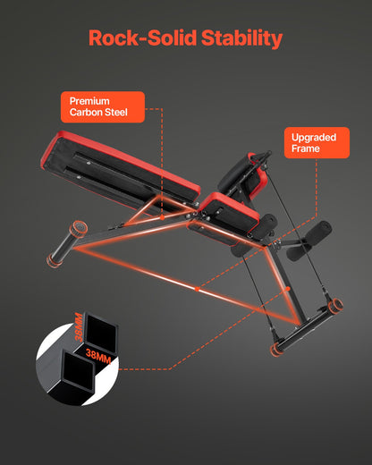 Adjustable Foldable Roman Chair Hyperextension Bench, 350 kg Capacity