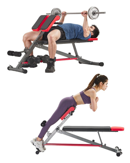 Adjustable Roman Chair for Full-Body Workouts, Supports Up to 300 kg