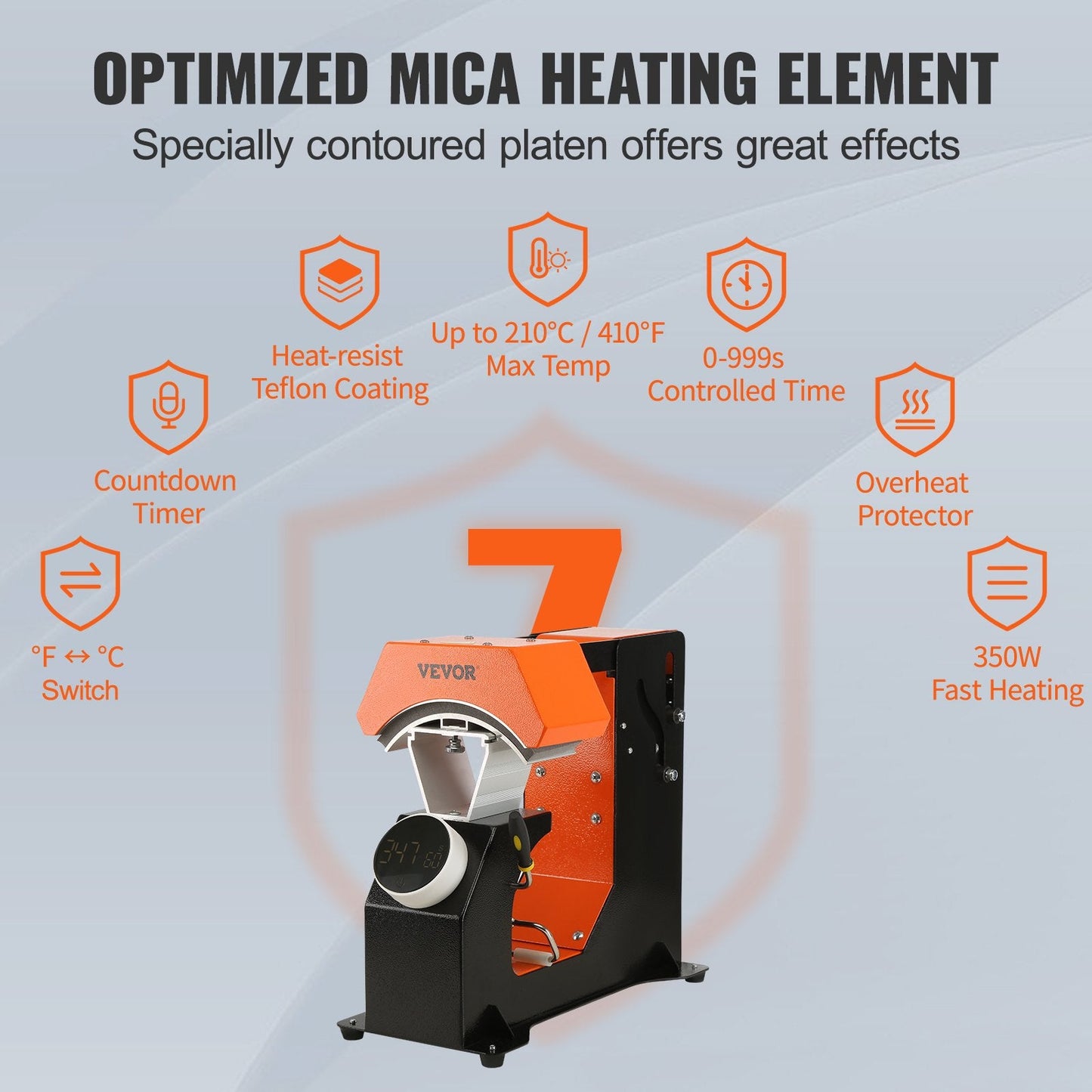 Automatic Hat Heat Press with 3 Interchangeable Heating Pads for Sublimation
