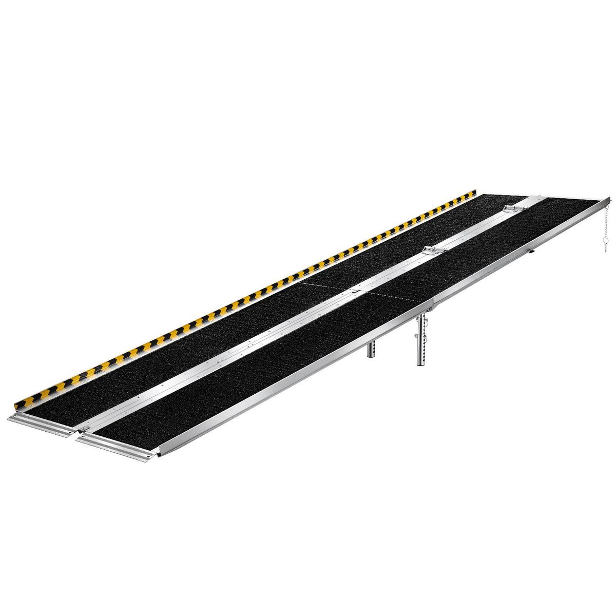 Portable Wheelchair Ramp, 3045 mm, Non-Slip Aluminum Folding Handicap Ramp for Wheelchair, 800 lbs Capacity, Door Threshold Ramps for Home Steps, Stairs, Entry, Threshold, Doorways, Scooter