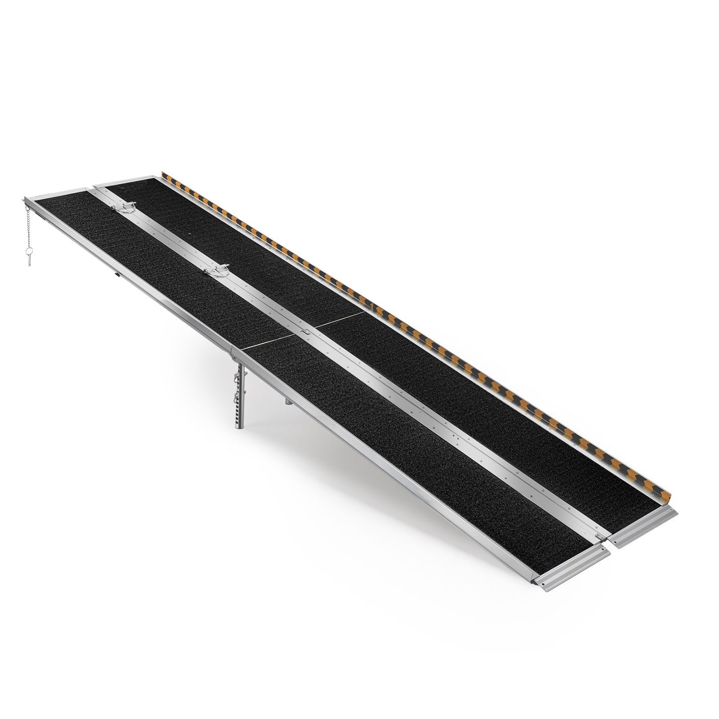 Portable Wheelchair Ramp, 3045 mm, Non-Slip Aluminum Folding Handicap Ramp for Wheelchair, 800 lbs Capacity, Door Threshold Ramps for Home Steps, Stairs, Entry, Threshold, Doorways, Scooter