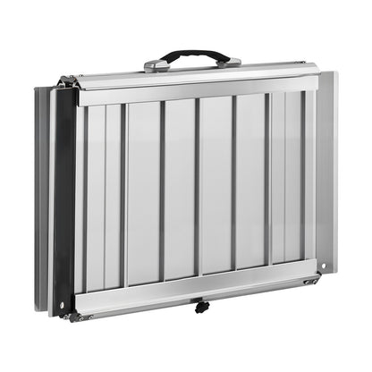 Portable Wheelchair Ramp, 610 mm, Non-Slip Aluminum Folding Handicap Ramp for Wheelchair, 800 lbs Capacity, Door Threshold Ramps for Home Steps, Stairs, Entry, Threshold, Doorways, Scooter, Curb
