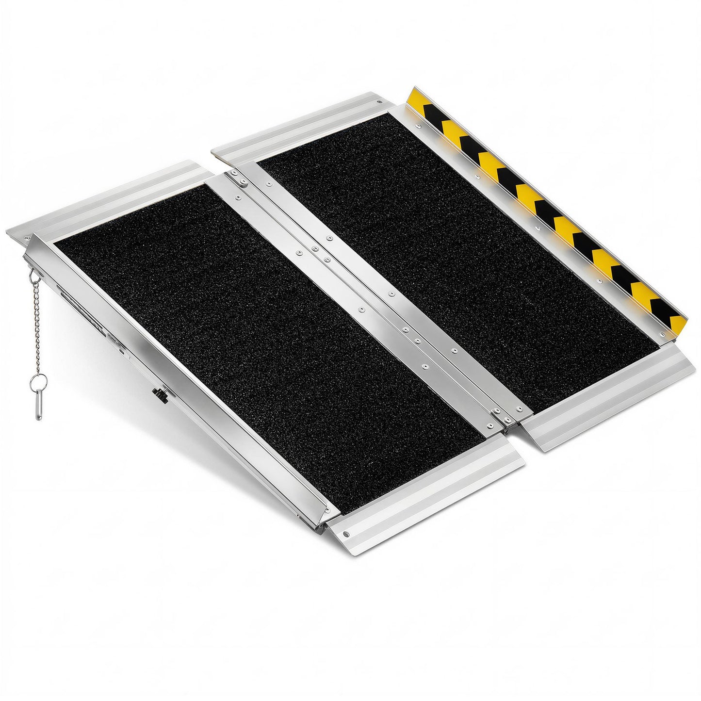 Portable Wheelchair Ramp, 610 mm, Non-Slip Aluminum Folding Handicap Ramp for Wheelchair, 800 lbs Capacity, Door Threshold Ramps for Home Steps, Stairs, Entry, Threshold, Doorways, Scooter, Curb