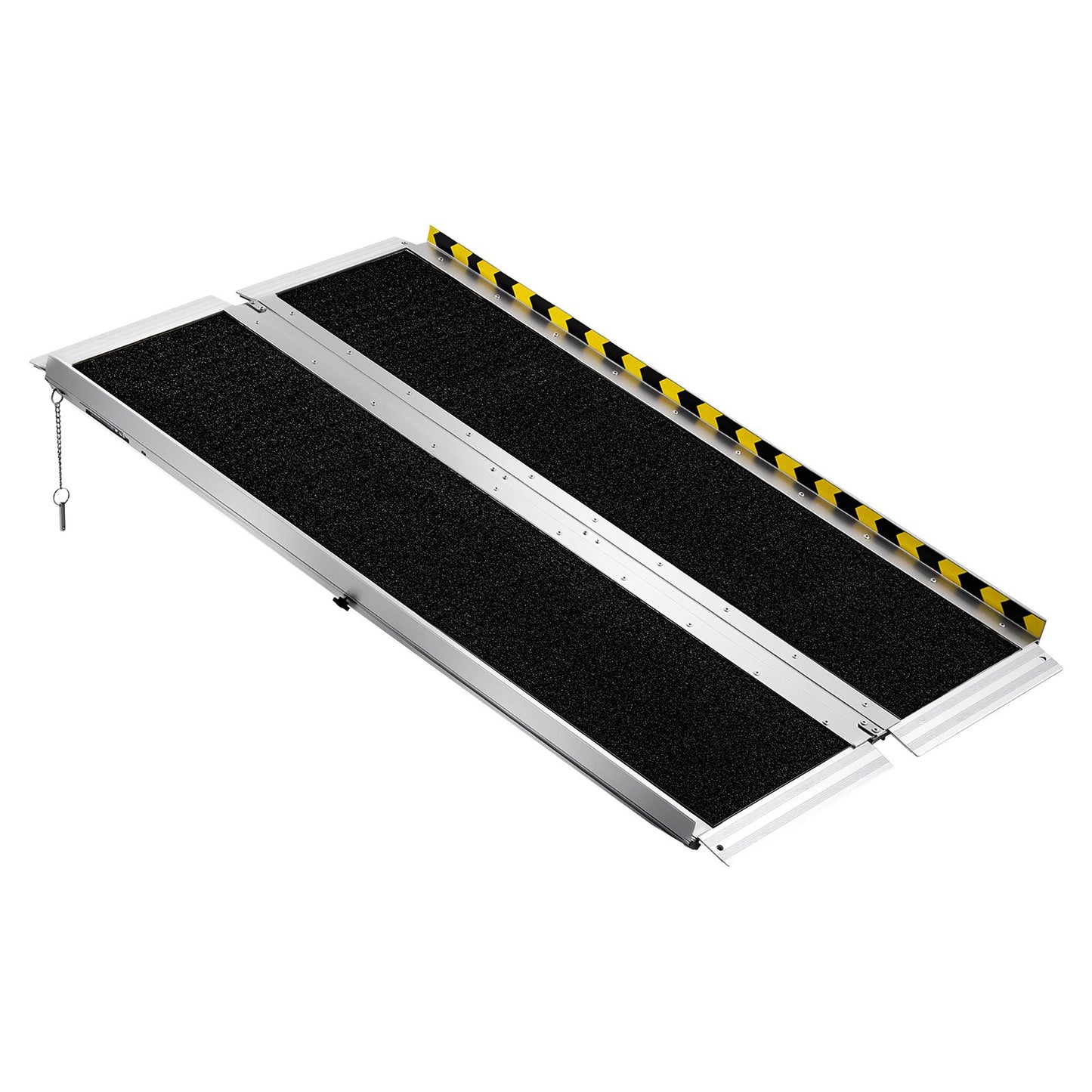 Portable Wheelchair Ramp, 1219.2 mm, Non-Slip Aluminum Folding Handicap Ramp for Wheelchair, 800 lbs Capacity, Door Threshold Ramps for Home Steps, Stairs, Entry, Threshold, Doorways, Scooter