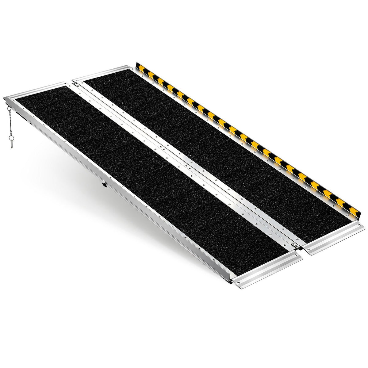 Portable Wheelchair Ramp, 1520 mm, Non-Slip Aluminum Folding Handicap Ramp for Wheelchair, 800 lbs Capacity, Door Threshold Ramps for Home Steps, Stairs, Entry, Threshold, Doorways, Scooter