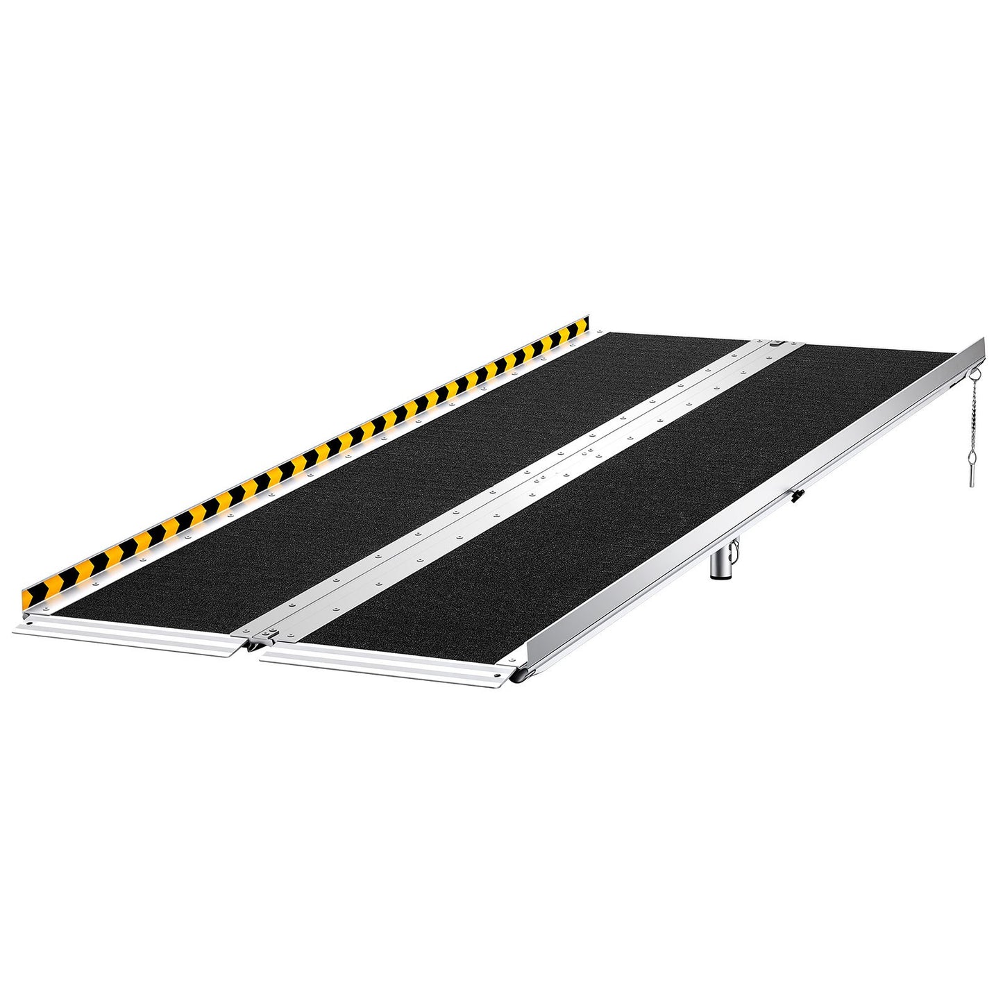 Portable Wheelchair Ramp, 1830 mm, Non-Slip Aluminum Folding Handicap Ramp for Wheelchair, 800 lbs Capacity, Door Threshold Ramps for Home Steps, Stairs, Entry, Threshold, Doorways, Scooter