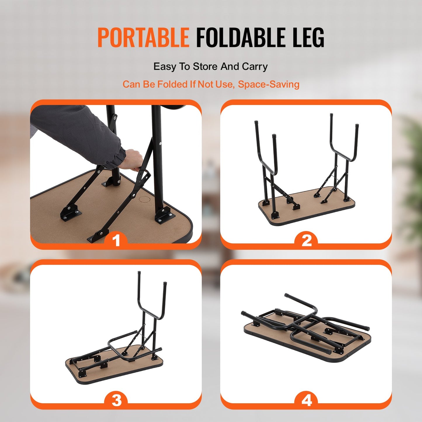 VEVOR Pet Grooming Table Arm with Clamp, 808 x 460 mm Dog Grooming Station, Foldable