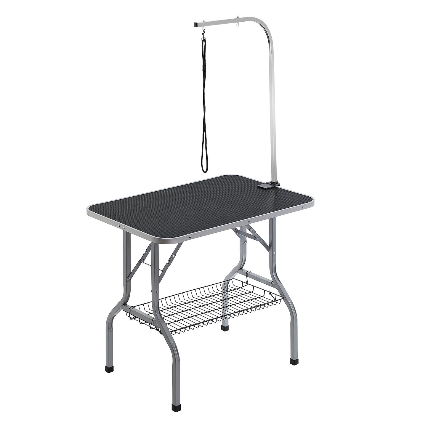 VEVOR Pet Grooming Table Arm with Clamp, 915 x 610mm Dog Grooming Station, Foldable