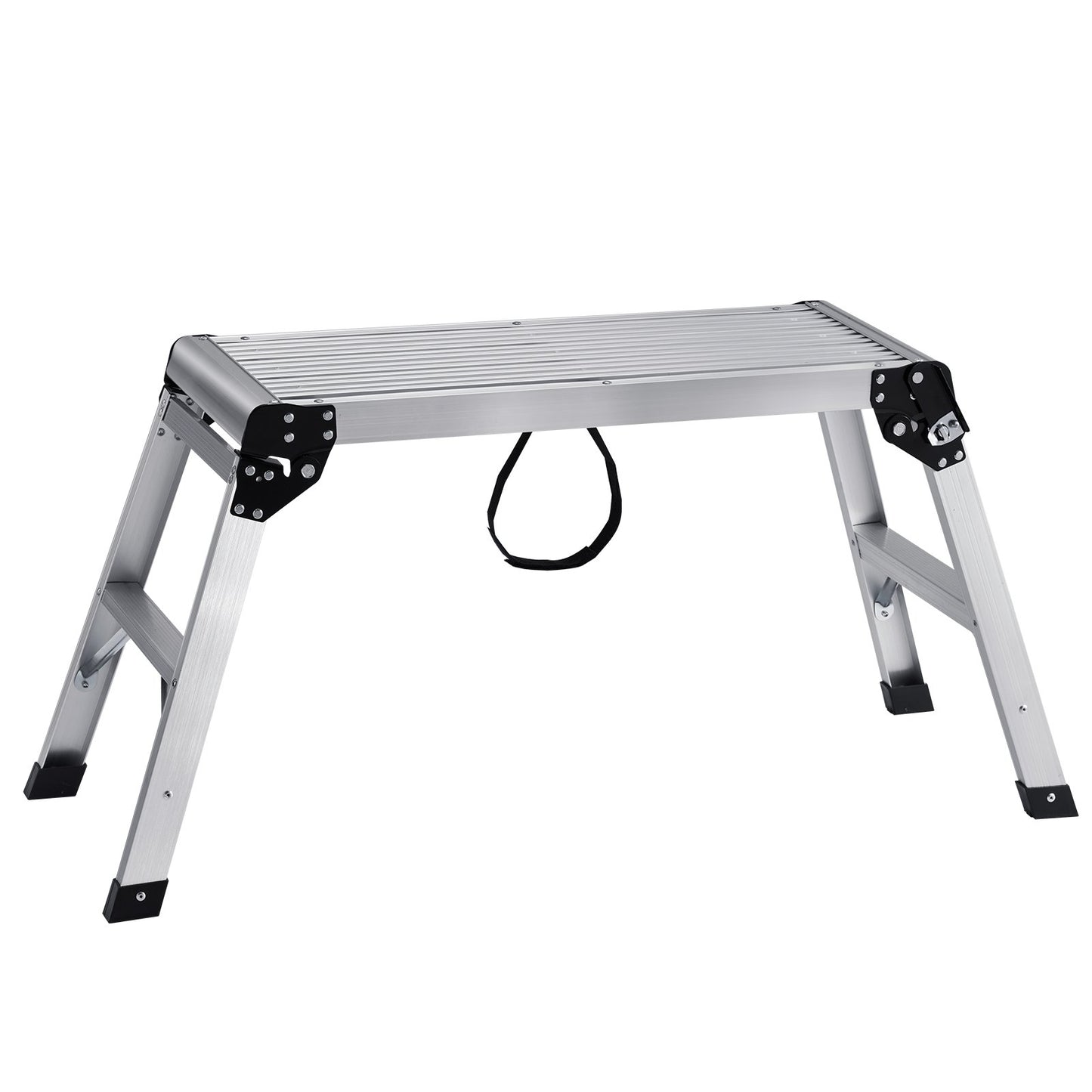 VEVOR Folding Work Platform, 330 lbs Load Capacity, Aluminum Drywall Stool Ladder,