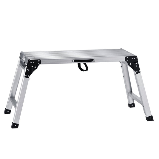 VEVOR 330 lbs Work Platform, 23-34.5 inch Height Adjustable Folding Aluminum Drywall