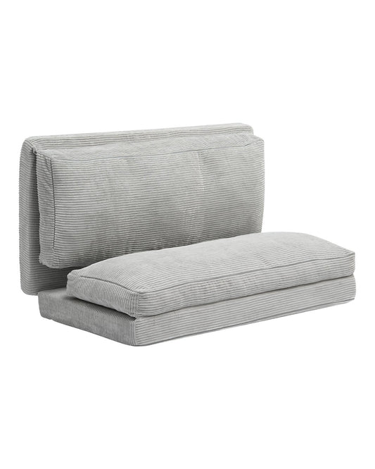 VEVOR Folding Sofa Bed Foldable Couch Bed with Washable Cover Dark Grey (Full)