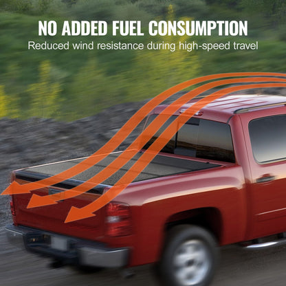 VEVOR Tri-Fold Truck Bed Tonneau Cover, Compatible with 2014-2024 Toyota Tundra
