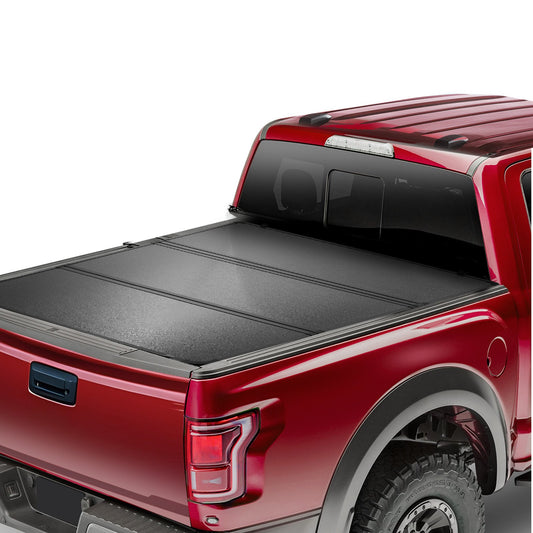 VEVOR Tri-Fold Truck Bed Tonneau Cover, Compatible with 2019-2024 Chevy Silverado