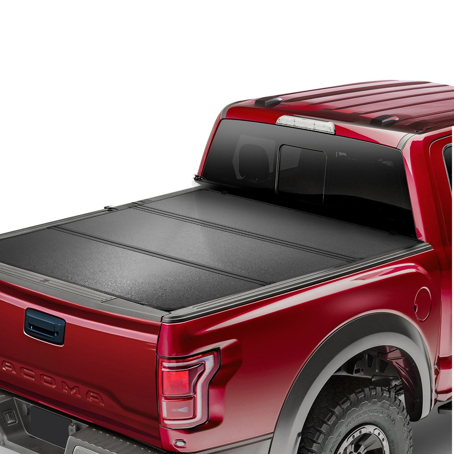 VEVOR Tri-Fold Truck Bed Tonneau Cover, Compatible with 2016-2023 Toyota Tacoma,