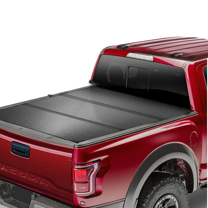 VEVOR Tri-Fold Truck Bed Tonneau Cover, Compatible with 2016-2023 Toyota Tacoma,