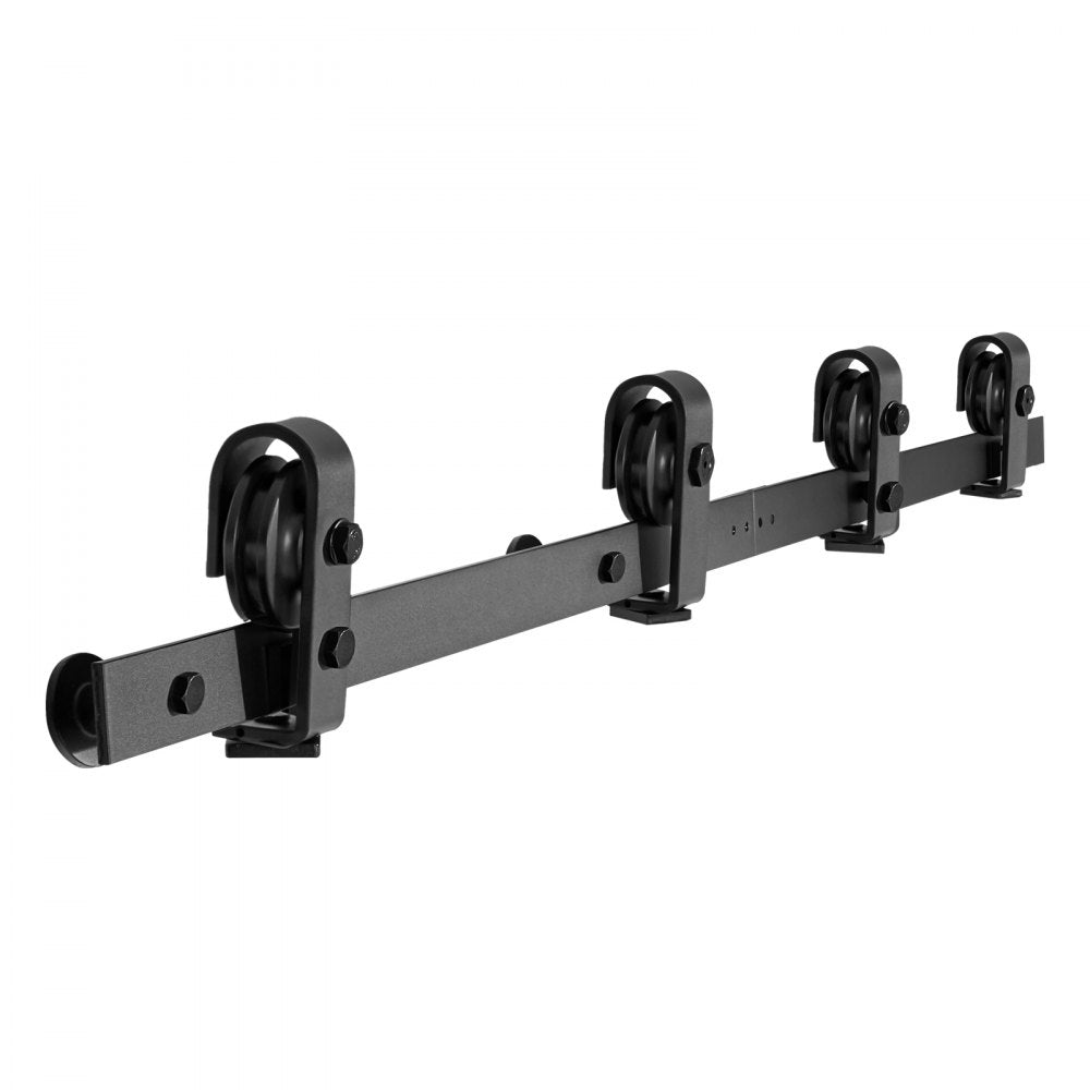 Bi-Folding Sliding Barn Door Hardware Track Kit 52" for Four 12" Doors