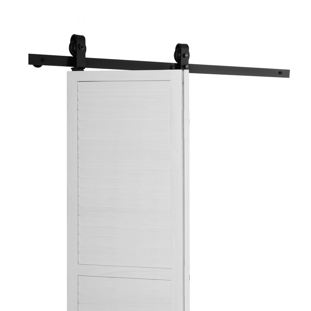 VEVOR Bi-Folding Sliding Barn Door Hardware Track Kit 52" for Two 24" Doors