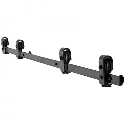 VEVOR Bi-Folding Sliding Barn Door Hardware Track Kit 76" for Four 18" Doors