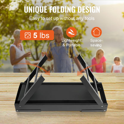 VEVOR Foldable Compact BBQ Grill Portable Charcoal Grill Outdoor Travel Camping
