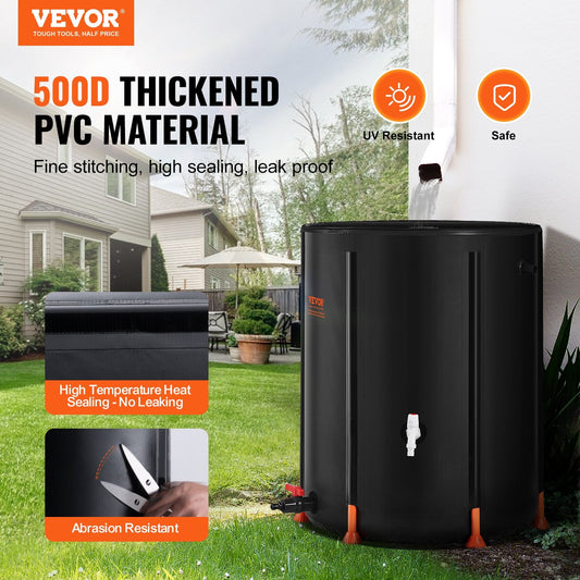 500D waterproof PVC construction provides UV resistance and reliable performance in changing weather