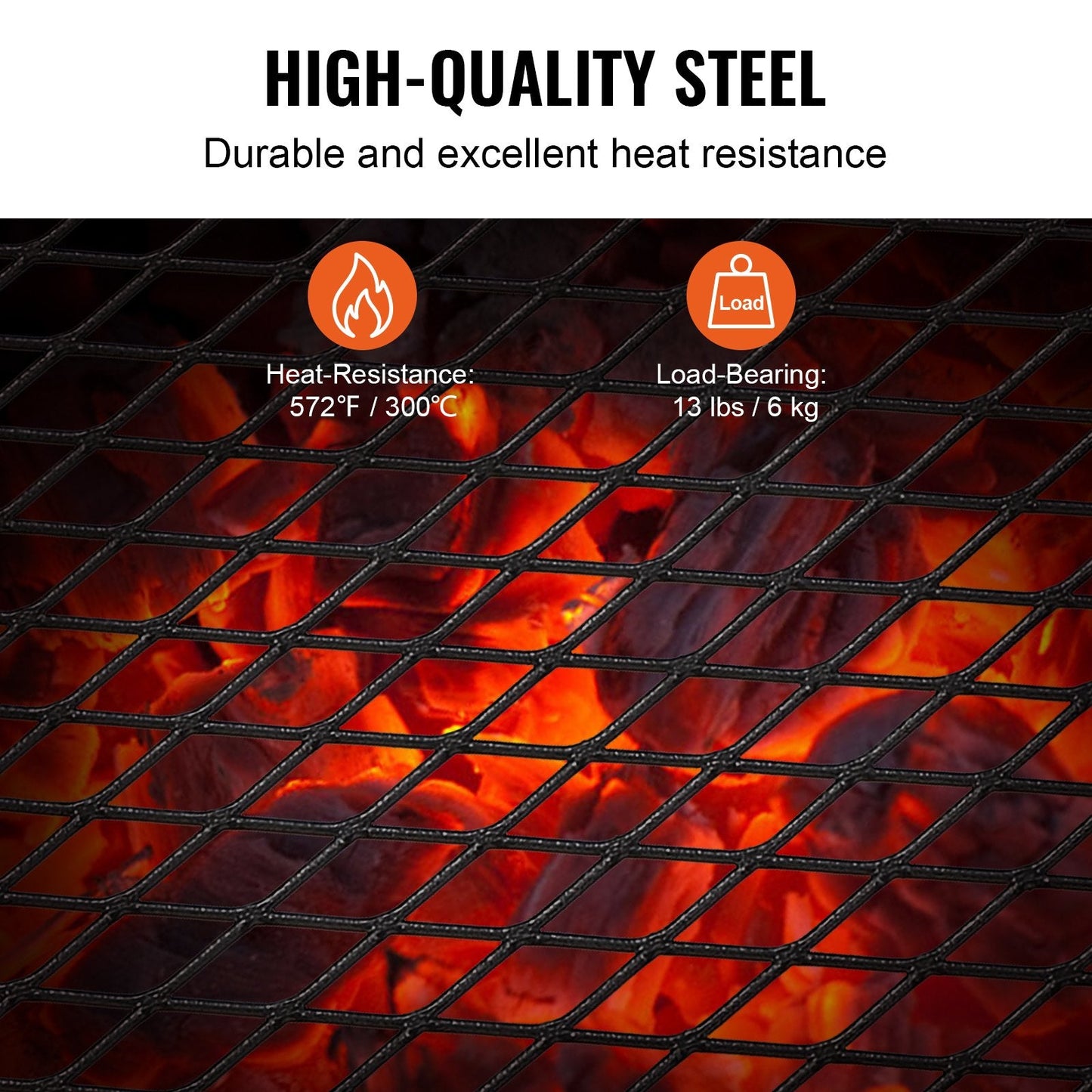 Portable Folding Campfire Grill with Steel Fire Pit for Outdoor BBQ and Picnics