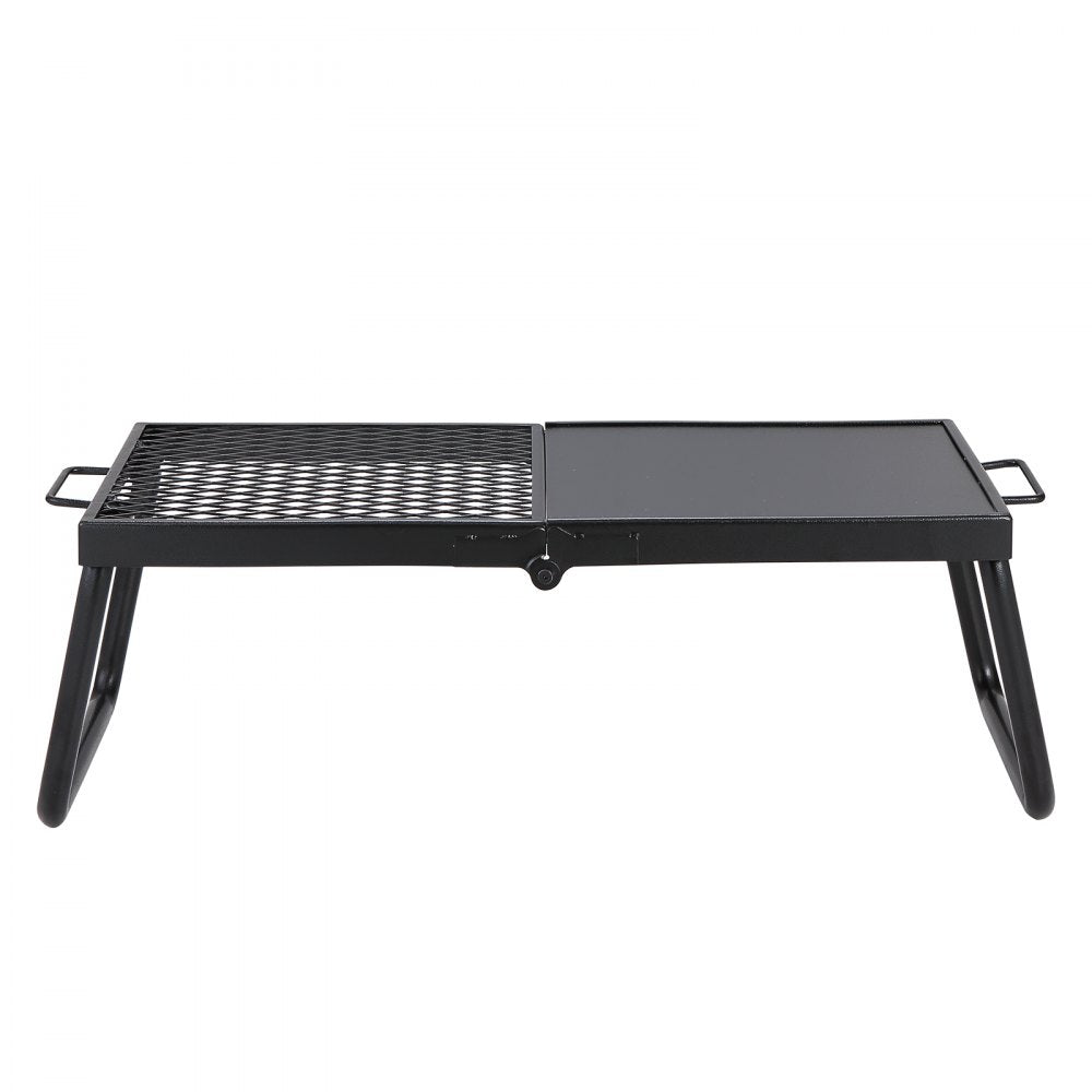 VEVOR Folding Campfire Grill Portable Camping Fire Pit Steel Outdoor BBQ Picnic